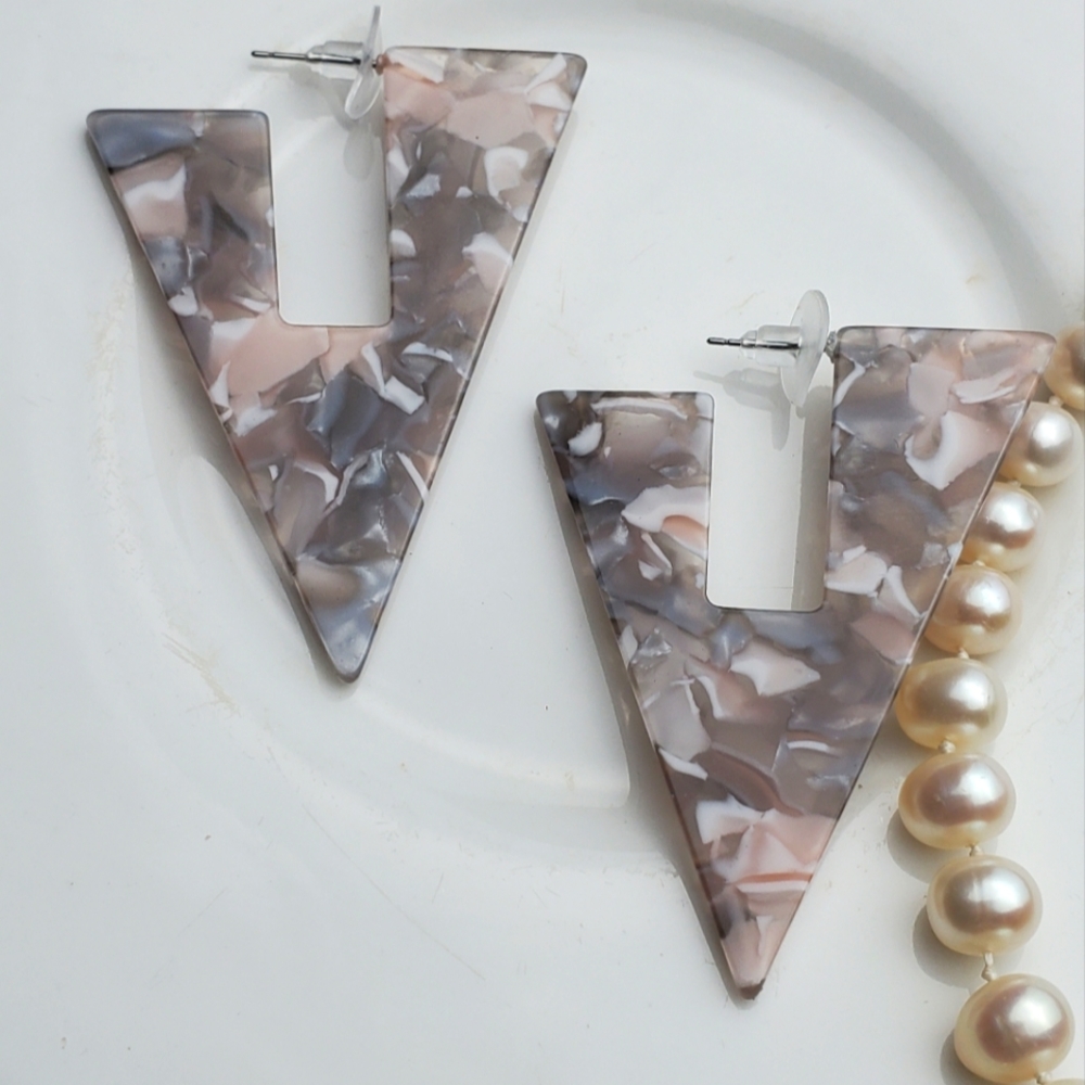💫5/$25 Marble Boho Earrings Wow!